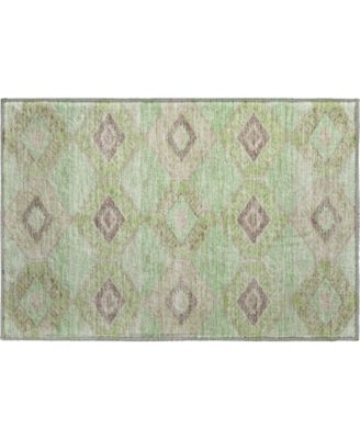 Mayfield Machine Washable AMF1857 1'8" x 2'6" Area Rug