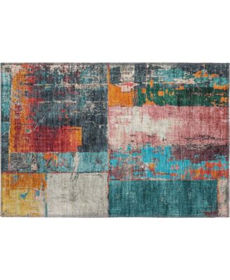 Mayfield Machine Washable AMF1866 1'8" x 2'6" Area Rug
