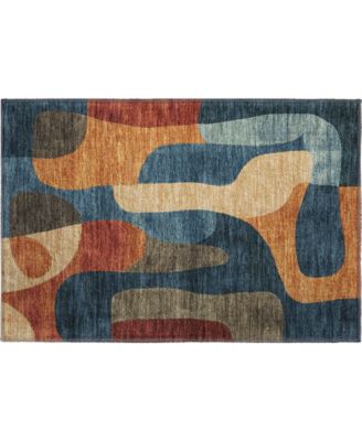 Mayfield Machine Washable AMF1867 1'8" x 2'6" Area Rug