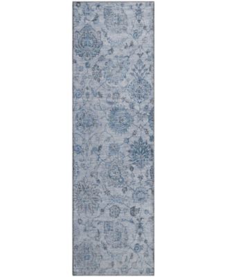 Mayfield Machine Washable AMF1833 2'3" x 7'6" Runner Area Rug