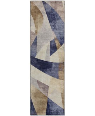 Mayfield Machine Washable AMF1836 2'3" x 7'6" Runner Area Rug