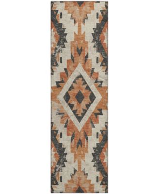 Mayfield Machine Washable AMF1878 2'3" x 7'6" Runner Area Rug