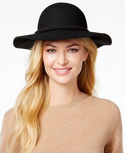 August Hats It Girl Tassel Felt Floppy Hat
