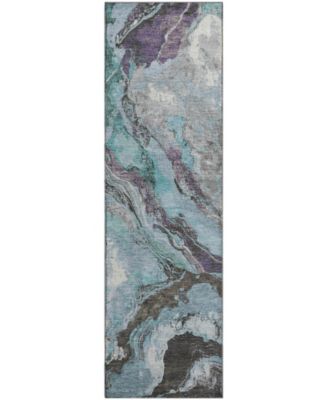 Mayfield Machine Washable AMF1908 2'3" x 7'6" Runner Area Rug