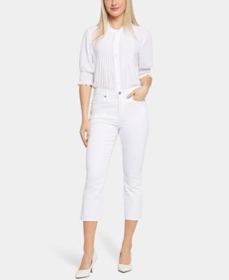Petite Chloe Pull-On Capri Jeans