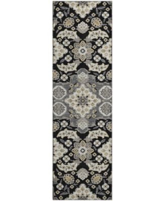 Mayfield Machine Washable AMF1853 2'3" x 7'6" Runner Area Rug