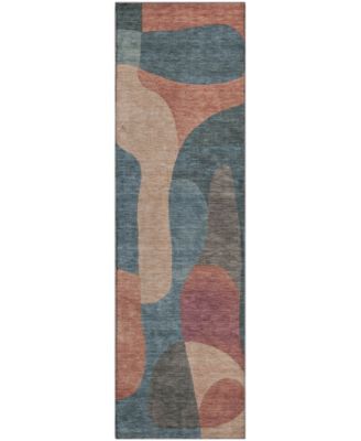 Mayfield Machine Washable AMF1867 2'3" x 7'6" Runner Area Rug