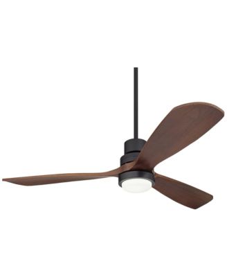 52" Delta-Wing DC Modern Indoor Outdoor Ceiling Fan with LED Light Remote Control