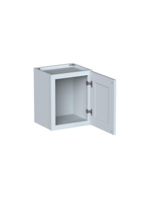 W15" Dove  Short Wall Cabinet with Full Overlay HDF Door for Custom Kitchen or Bathroom
