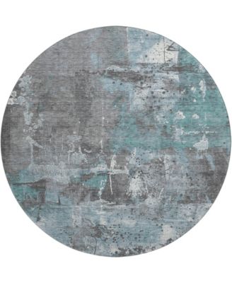 Mayfield Machine Washable AMF1839 8' x 8' Round Area Rug