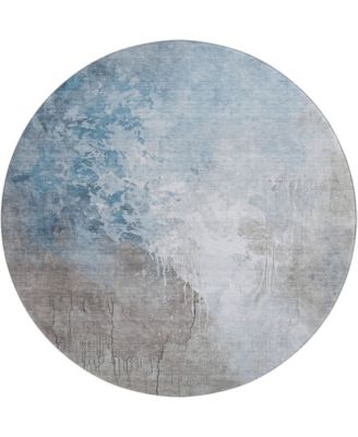 Mayfield Machine Washable AMF1842 8' x 8' Round Area Rug