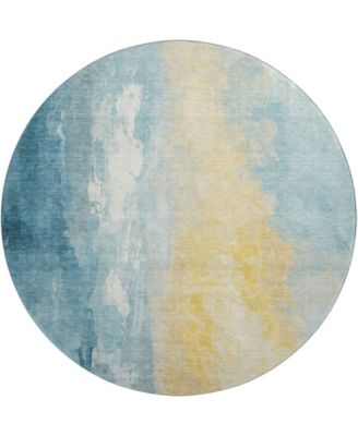 Mayfield Machine Washable AMF1844 8' x 8' Round Area Rug