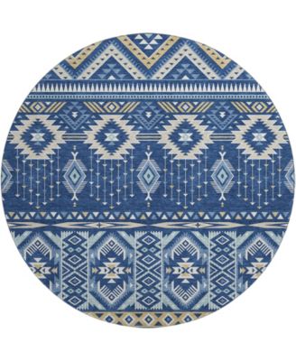 Mayfield Machine Washable AMF1851 8' x 8' Round Area Rug