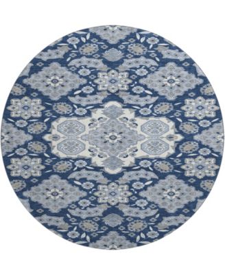 Mayfield Machine Washable AMF1853 8' x 8' Round Area Rug