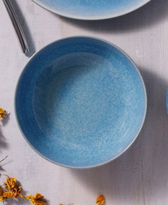 Colorwave Kiln Azure Coupe Place Setting 4-Pc. Set, Service For 1