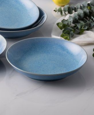 Colorwave Kiln Azure Coupe Pasta Bowls, Set of 4