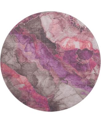 Mayfield Machine Washable AMF1864 8' x 8' Round Area Rug