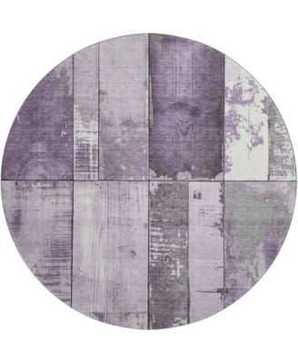 Mayfield Machine Washable AMF1877 8' x 8' Round Area Rug