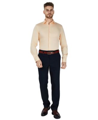 Men's Sateen Slim-Fit Dress Shirt