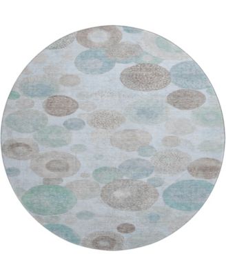Mayfield Machine Washable AMF1896 8' x 8' Round Area Rug