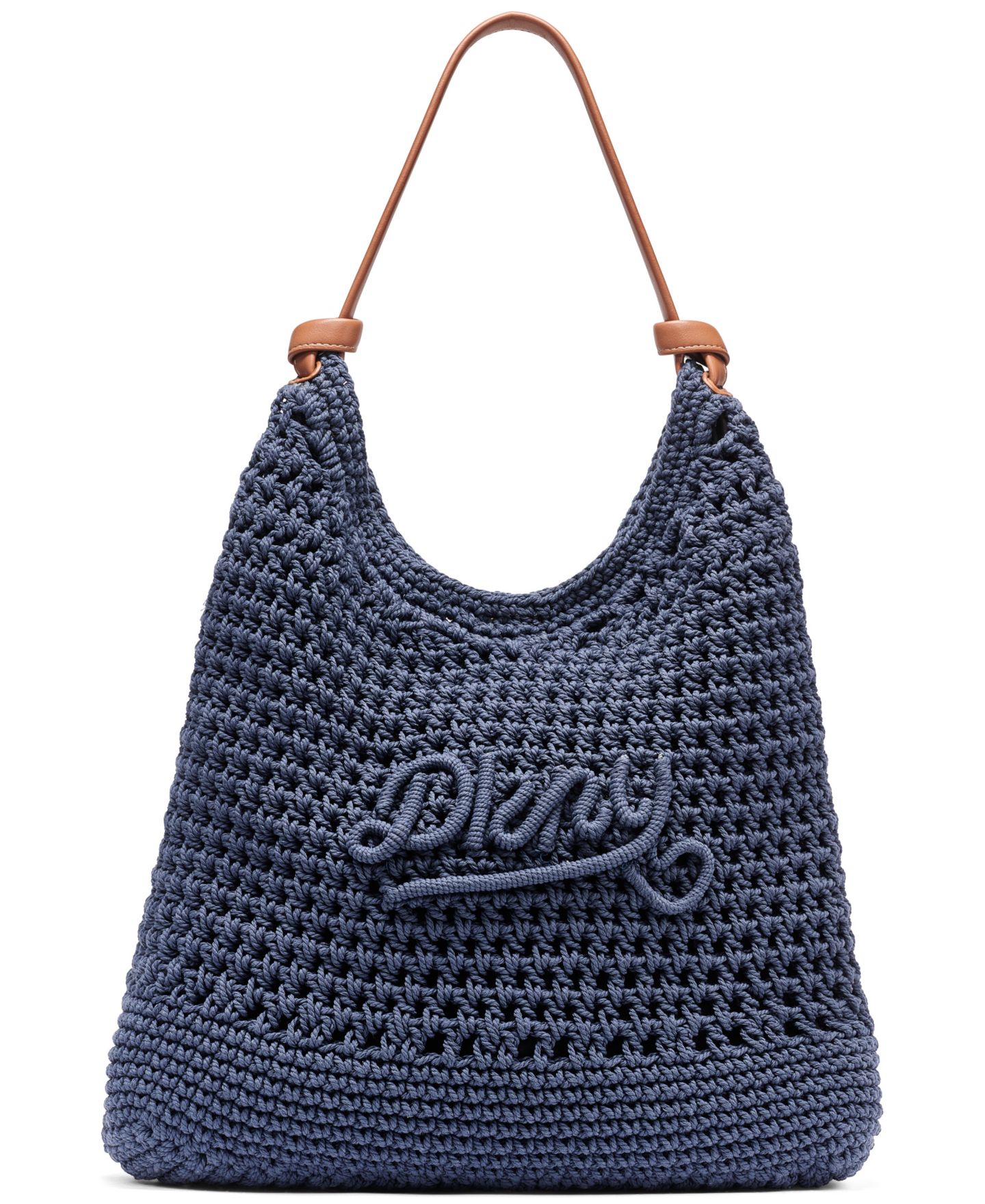 Женская сумка DKNY Paula Large Hobo Handbag, цвет: Тёмно-синий — фото 1