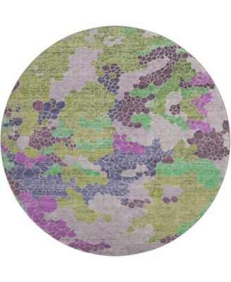 Mayfield Machine Washable AMF1906 8' x 8' Round Area Rug