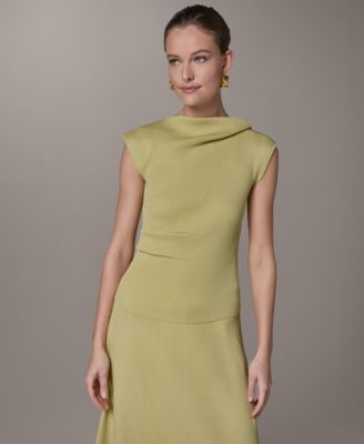 Women's Sleeveless Sweater Top