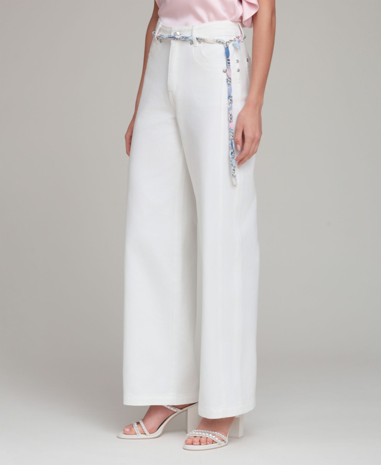 Women's Mid-Rise Wide-Leg Cotton Jeans