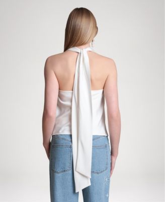 Women's Long-Tie Halter Top