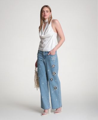 Women's Long-Tie Halter Top