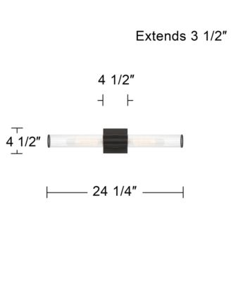 Possini Euro Adelina 24 1/4" Wide 2-Light Bath Light Set of 2