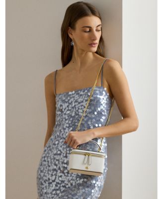 Hallee Small Textured Leather Crossbody Bag