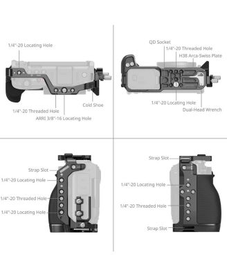 Advanced Edition Cage Kit for Nikon ZR Camera