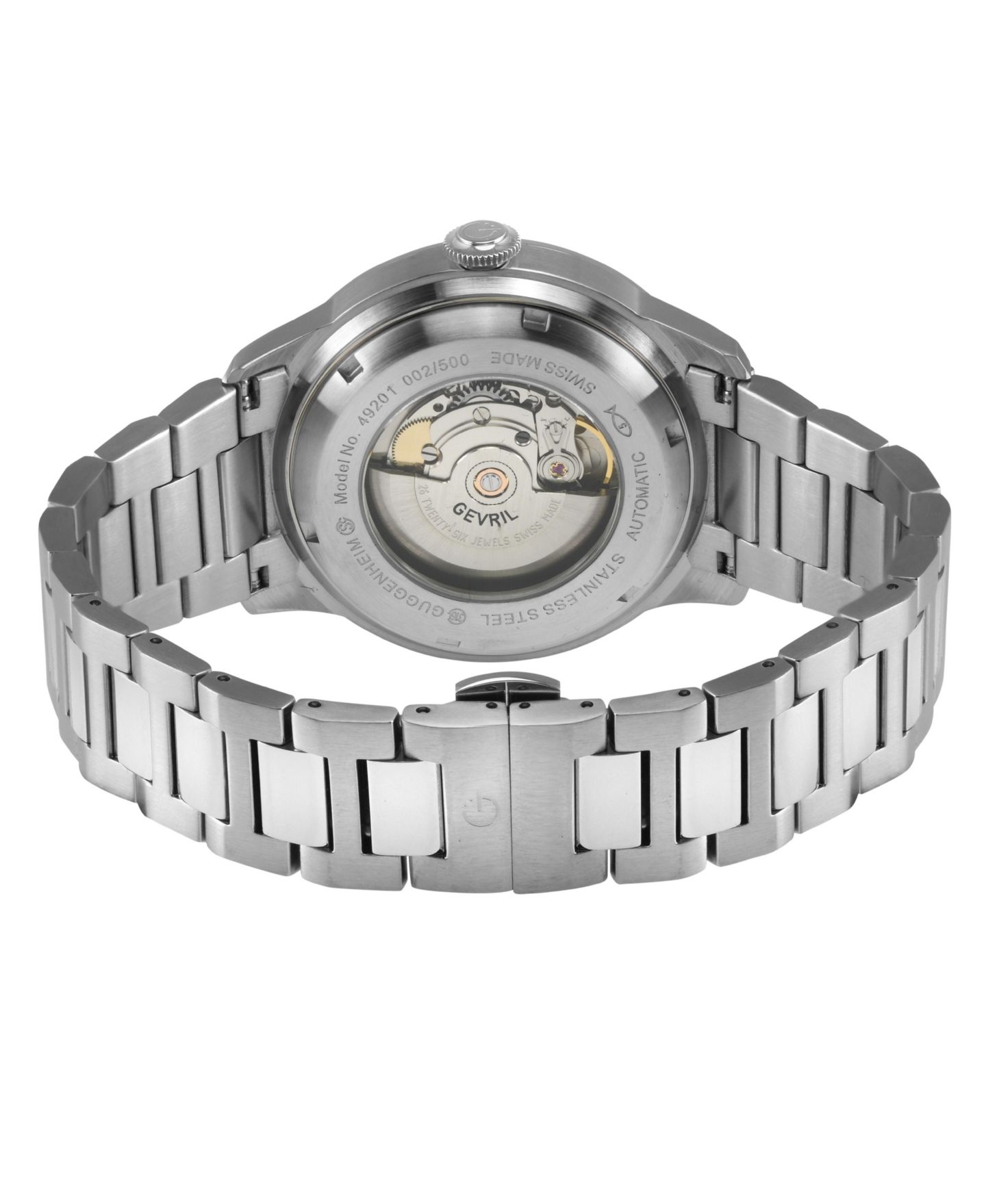 Мужские часы Gevril Guggenheim Swiss Automatic Bracelet Watch — фото 3