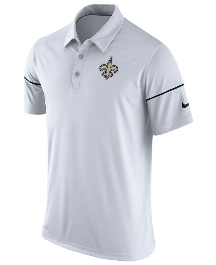 Nike Men's New Orleans Saints Team Issue Polo Shirt - Macy's