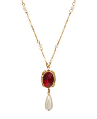 Symbols of Faith Gold Tone Our Lady of Guadalupe Decal 3-Sided Spinner Pendant Necklace - Multi 82$