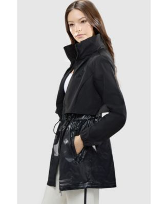 Women's Valmenier Raincoat with Retractable Hood