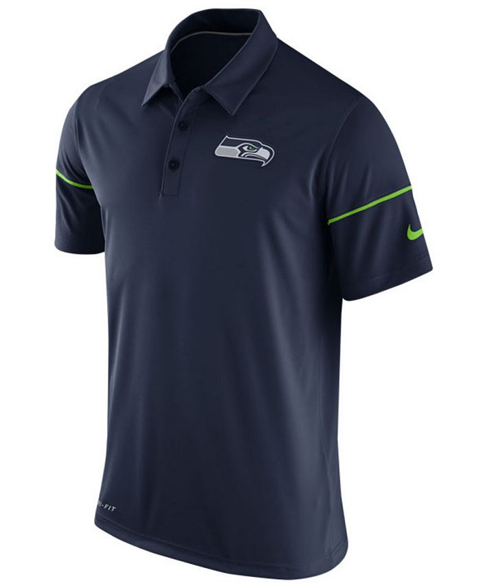 Nike Men's Seattle Seahawks Team Issue Polo Shirt - Macy's