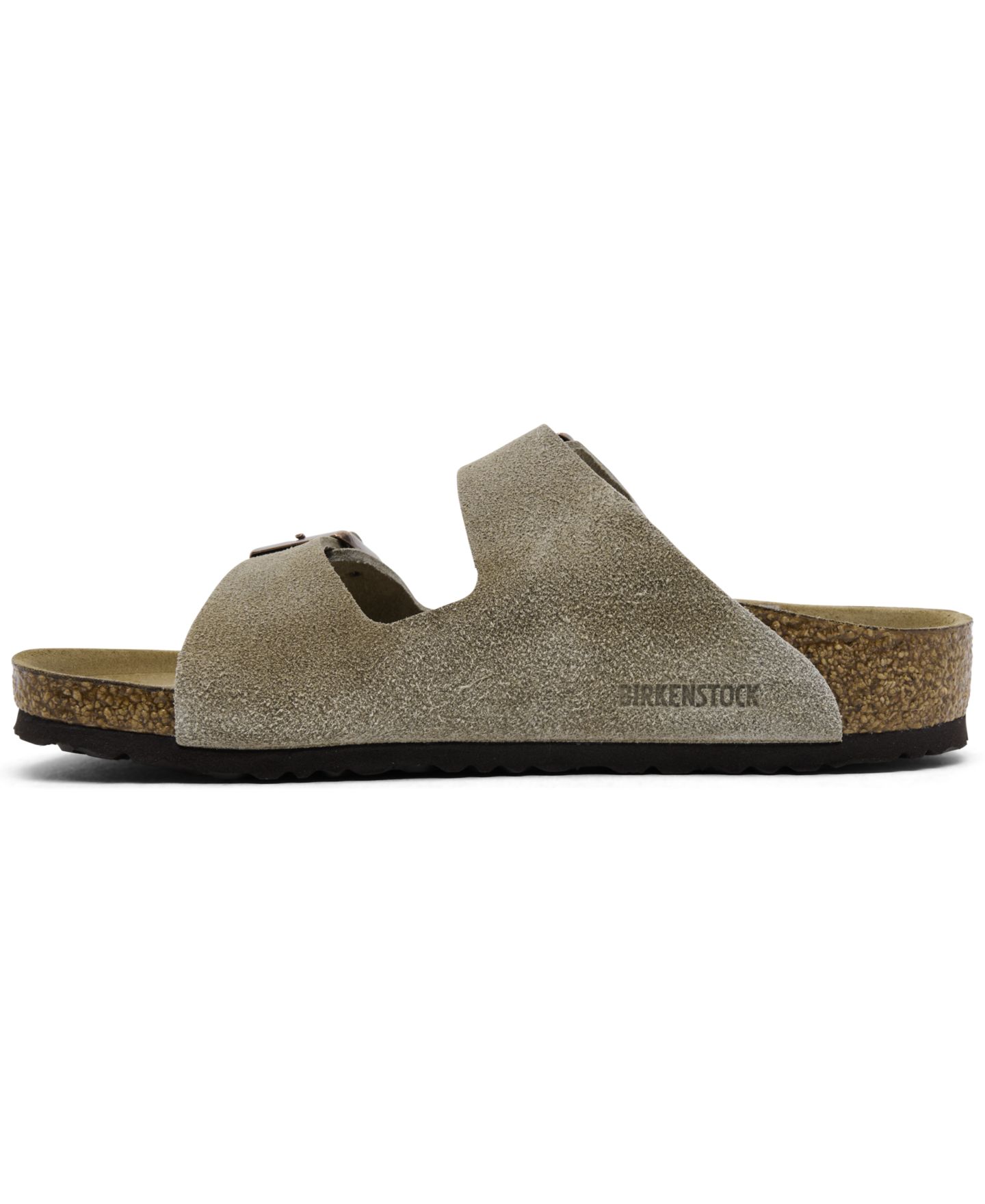 Сандалии Birkenstock Arizona Suede Leather Sandals from Finish Line для мальчиков, цвет: Серо-коричневый — фото 3