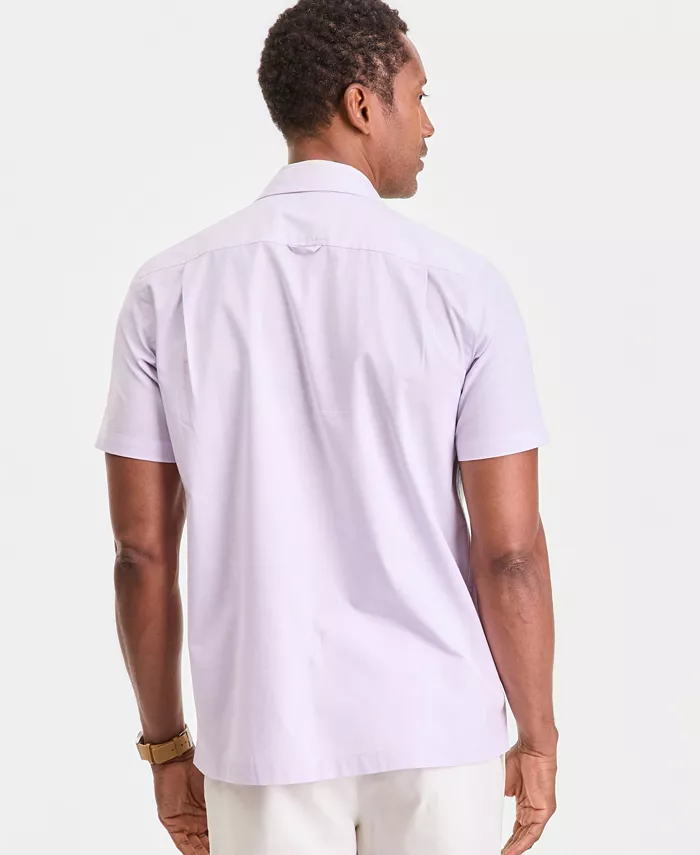 Men's Double Pocket Oxford Short-Sleeve Shirt - thumbnail 4