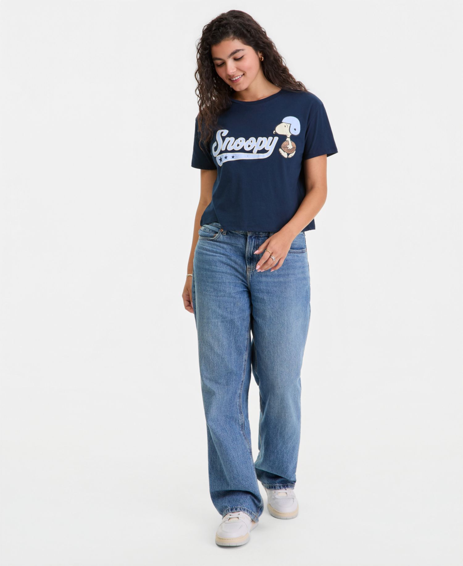 Juniors' Snoopy Varsity Tee
