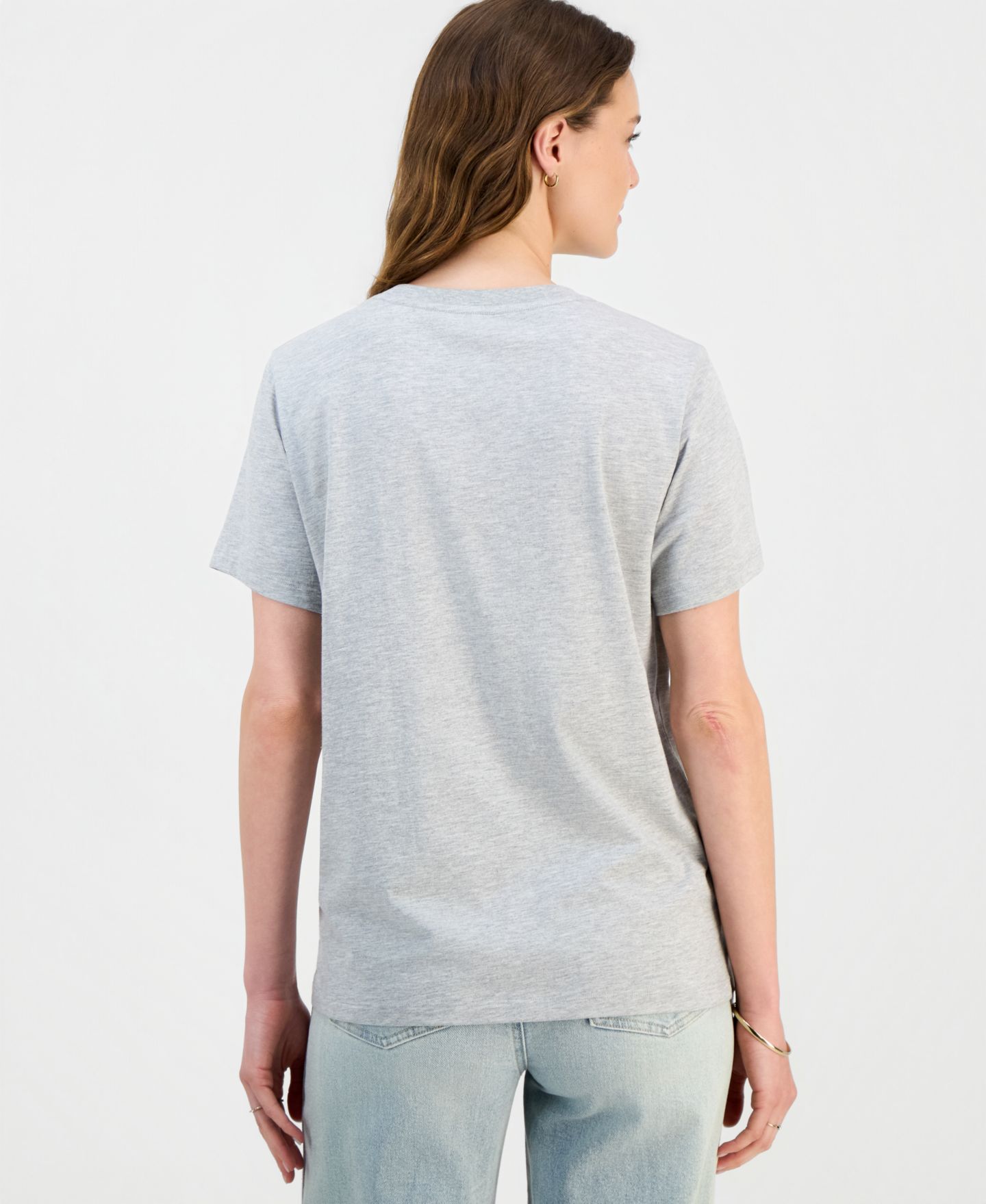 Женская футболка Grayson Threads, The Label Juniors' New York Photo, цвет: Меланжевый серый — фото 4