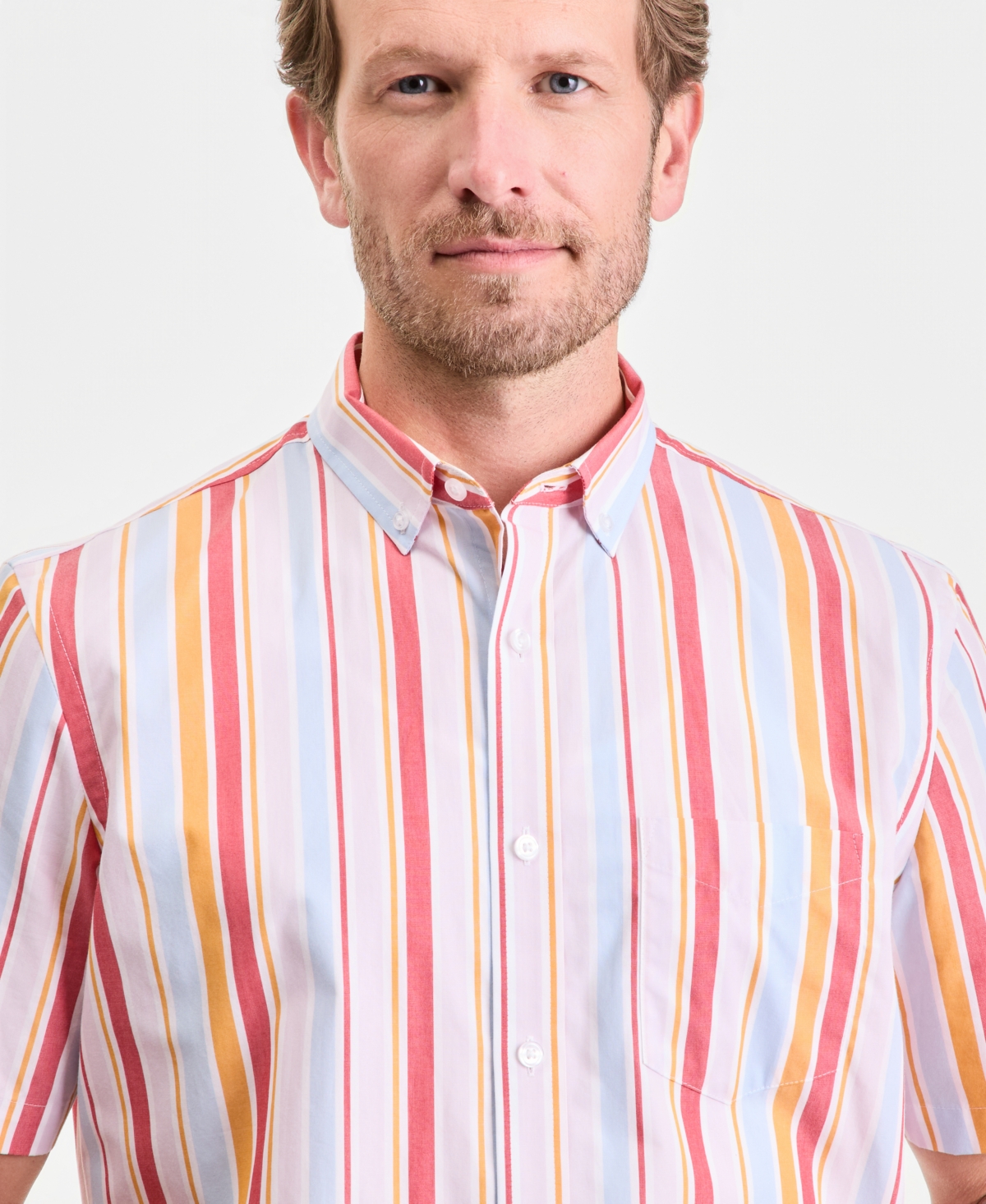 Club Room Men's Short-Sleeve Poplin Shirt, Macy's Exclusive