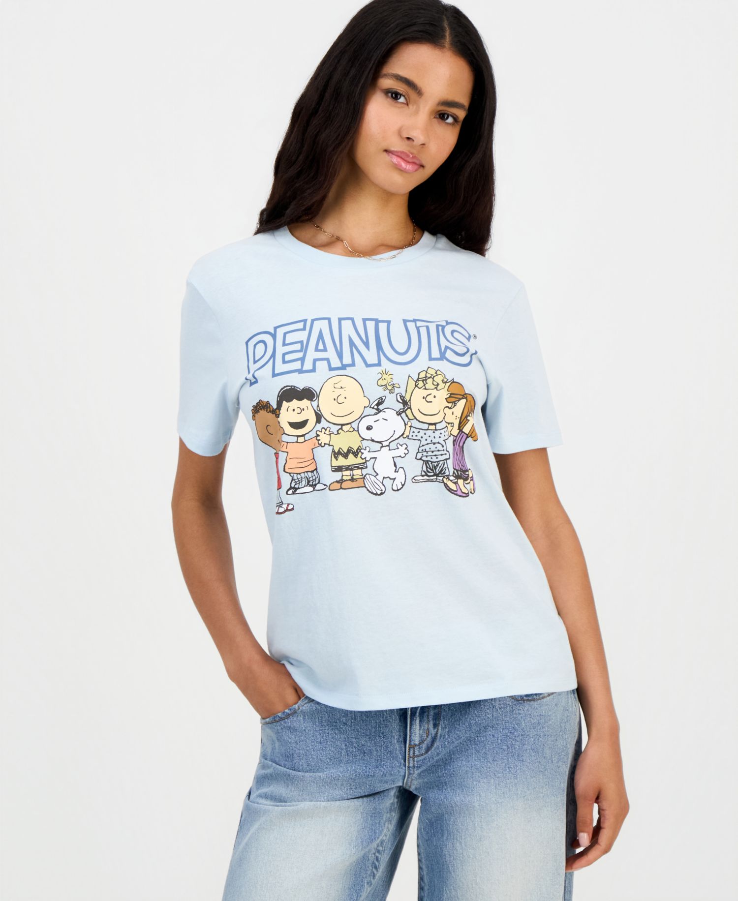 Juniors' Friends Graphic-Print Crewneck Tee