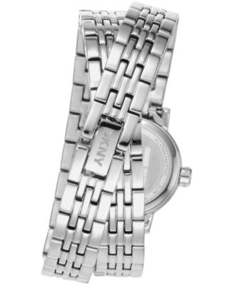 DKNY Women's Mini Quartz Stainless Steel Double Bracelet Watch