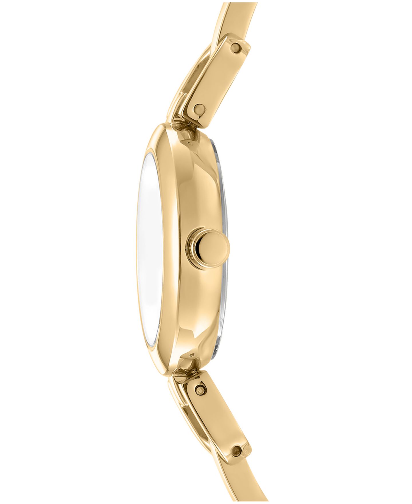Женские часы DKNY Half Bangle Quartz Gold-Tone Stainless Steel 26mm — фото 3