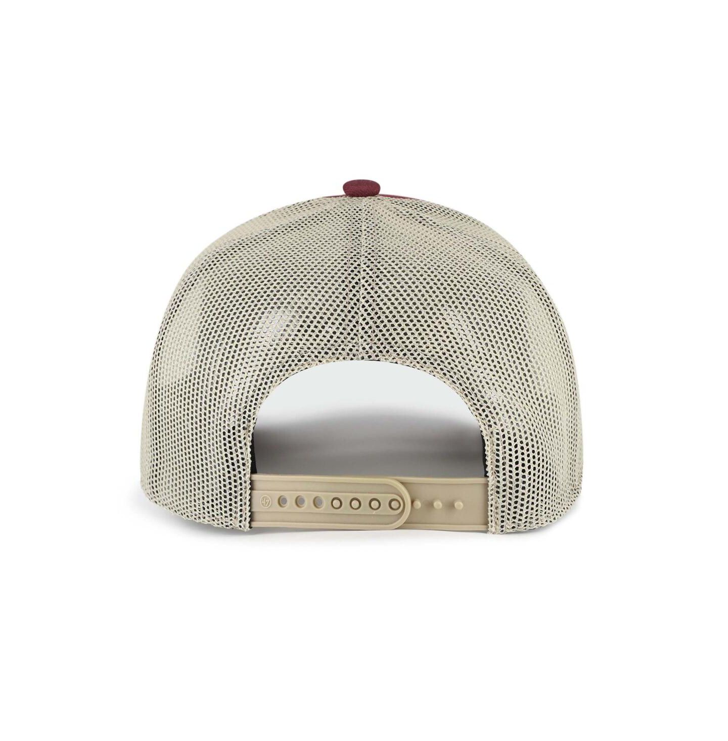 Мужская кепка '47 Brand Maroon Texas A&M Aggies Arid Adjustable Trucker Hat — фото 3