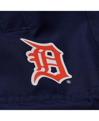 Men's Navy Detroit Tigers Full-Snap Hooded Coaches Jacket