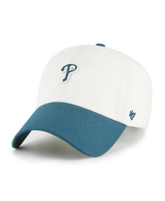 Men's White/Teal Philadelphia Phillies Contemporary Tonal Clean Up Adjustable Hat