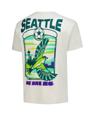 Men's Cream 2026 FIFA World Cup Seattle Host City Local Oversized T-Shirt